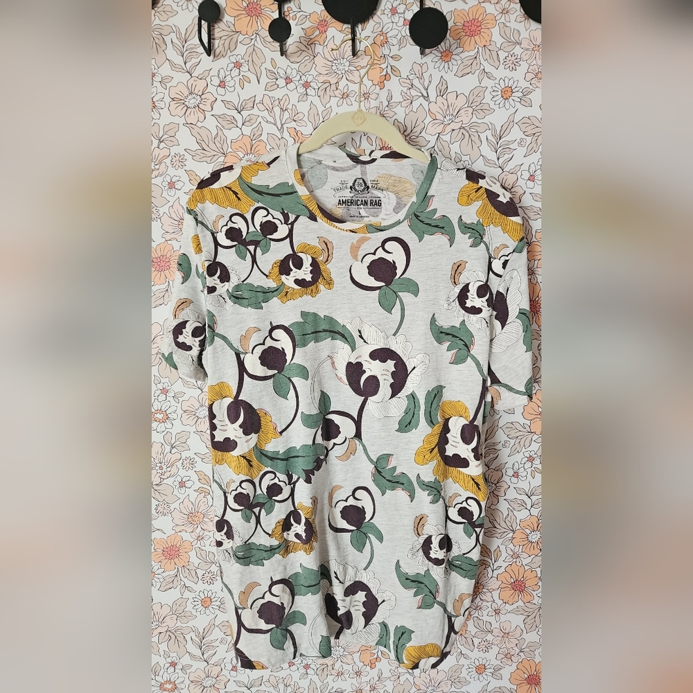 American Rag Multicolor Floral Tee